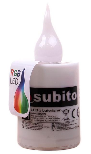 SUBITO RGB - színváltós, LED mécses elemekkel