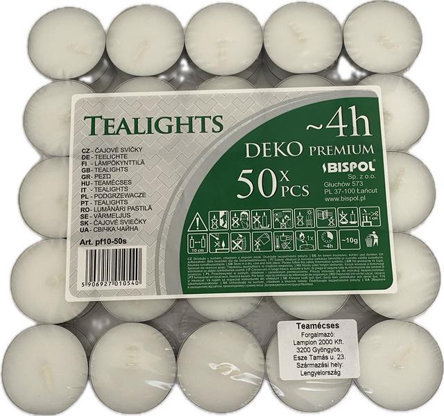 50x10g teamécses