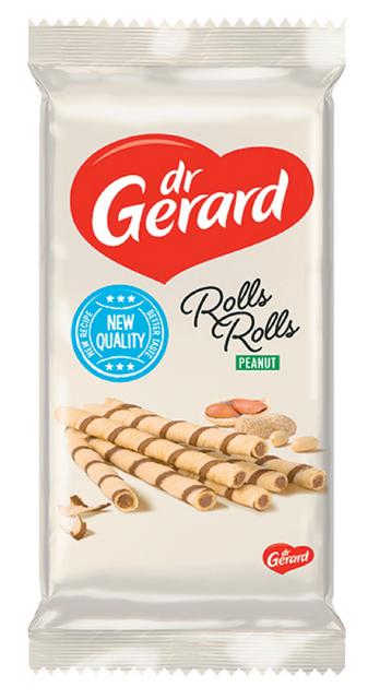 ROLLS - Földimogyorós krémmel töltött ostyarúd 144g