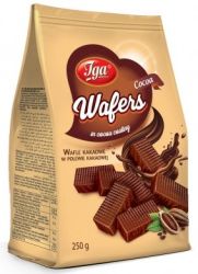 Wafle kakaowe w pol. kakaowej 250g x 12