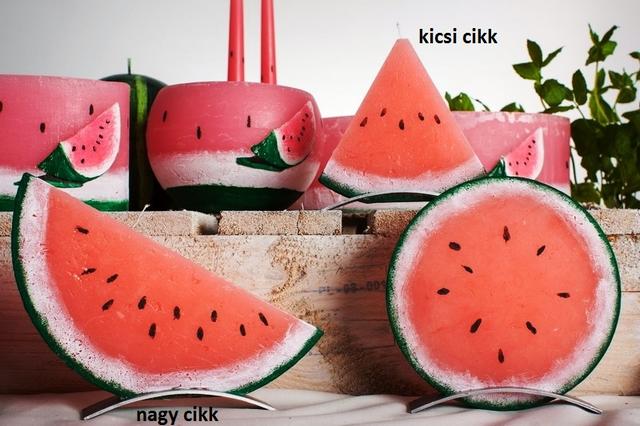 r - ARBUZ, nagy cikk-illatos gyertya tartóval