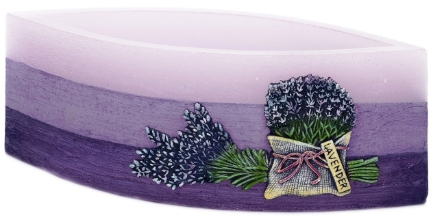 Gyertya - Rustic levendula, csepp (265x95)