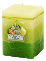 Gyertya - Green Tea Pudding, oszlop (70x90)