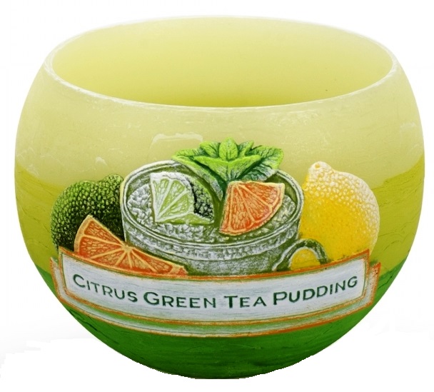 Gyertya - Green Tea Pudding, poharas (120)