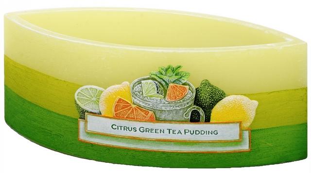 Gyertya - Green Tea Pudding, csepp (265x95)