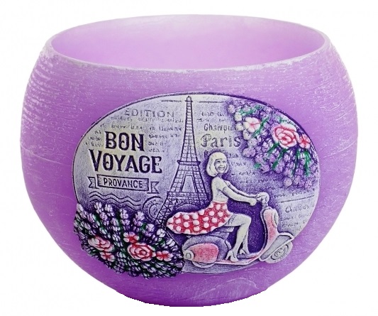 Gyertya - Bon Voyage, poharas (120)