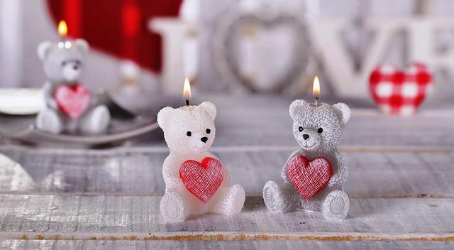 Gyertya - Teddy Bear FIGURA 70mm