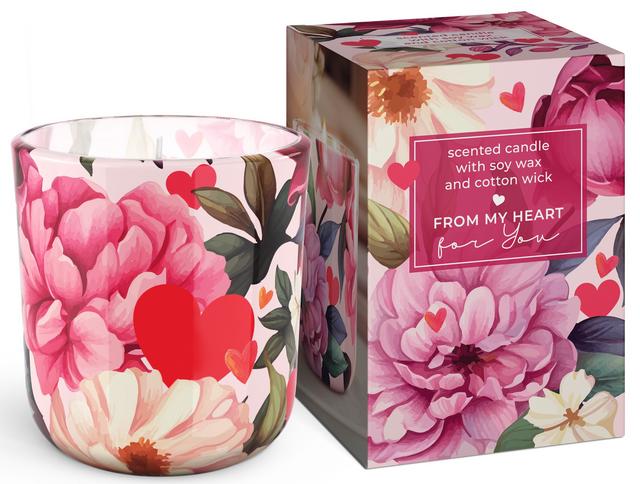 Poharas illatmécses 150g - Levendula, Flower, Pure, Marble