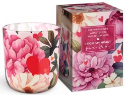 Poharas illatmécses 150g - Levendula, Flower, Pure, Marble