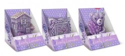 FB - Lovely lavender figurka, gyertya