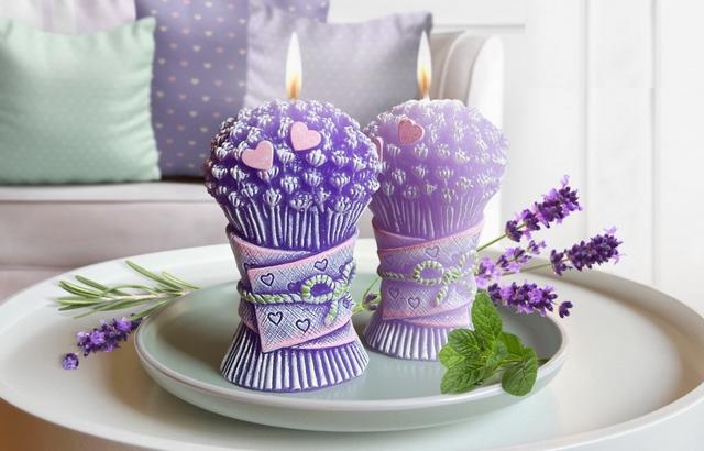 FB 110mm - Lovely lavender figurka, gyertya